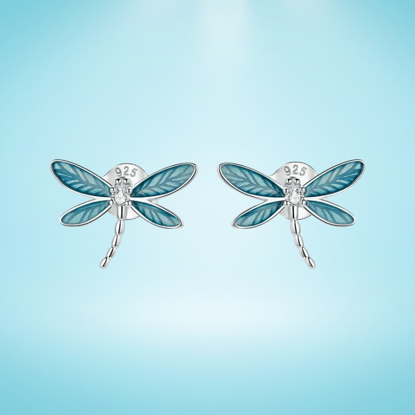 Libellula Blu - Stud Earrings