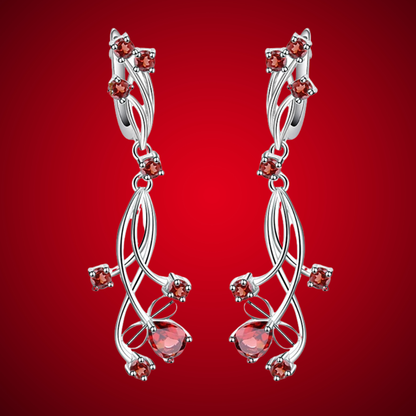 Petali di Rosso - Earrings