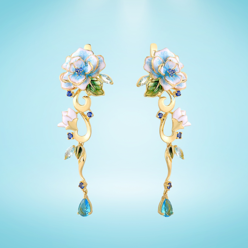 Fiorito Bianco - Earrings