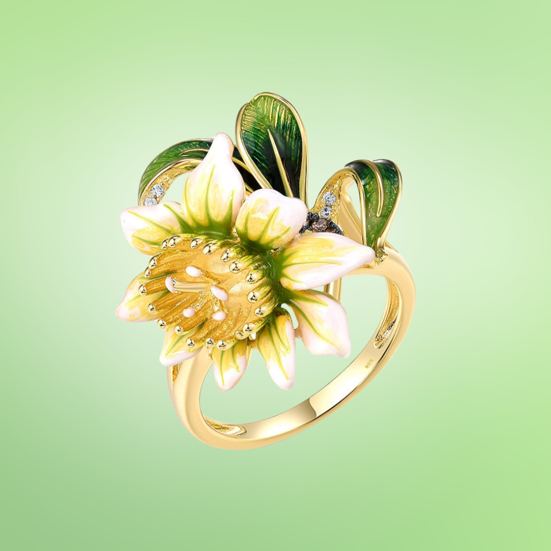 Fioritura Dorata - Ring