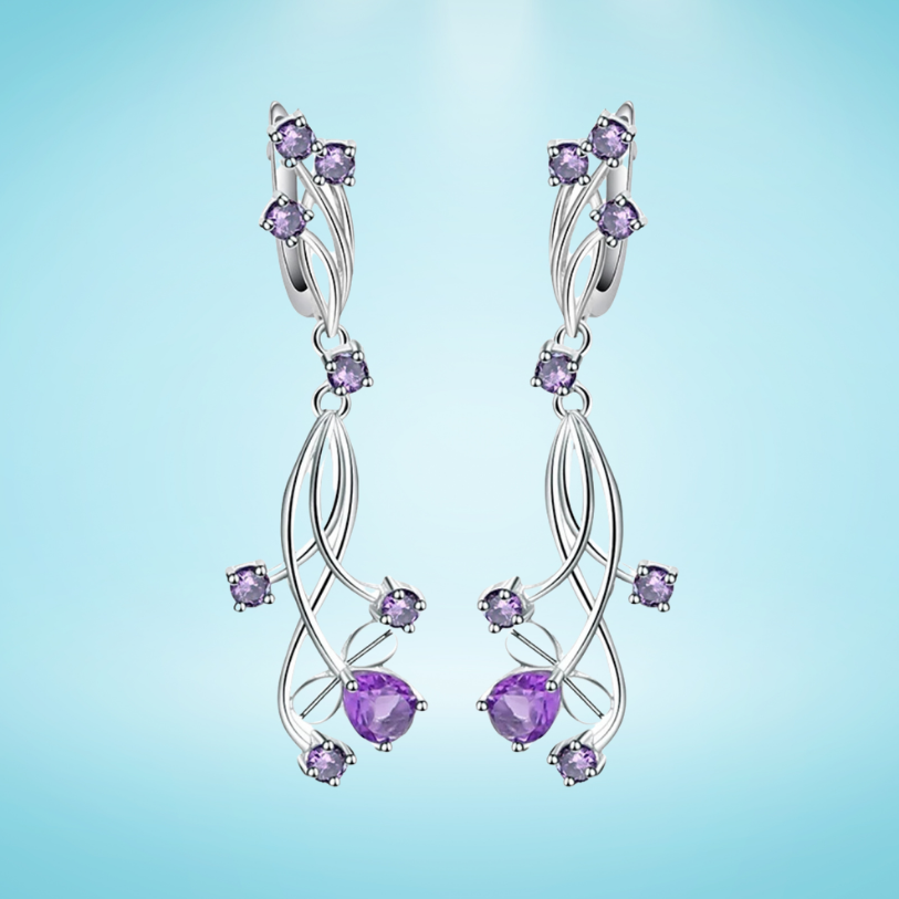 Petali di Viola - Earrings