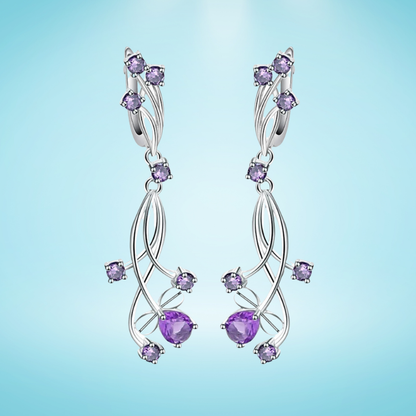 Petali di Viola - Earrings