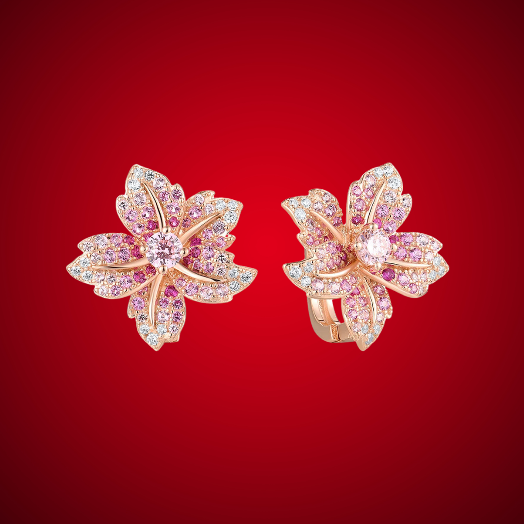 Giglio Rosa - Earrings