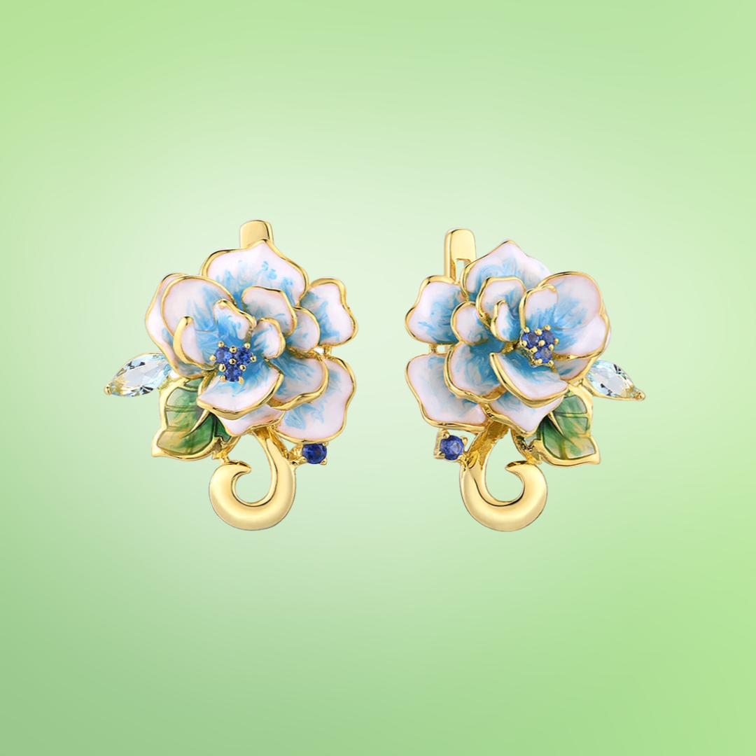 Fiorito Bianco - Earrings