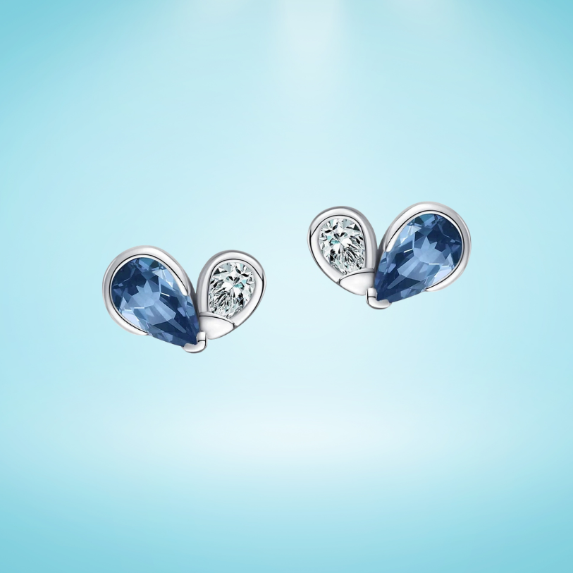 Cuore Blu - Earrings