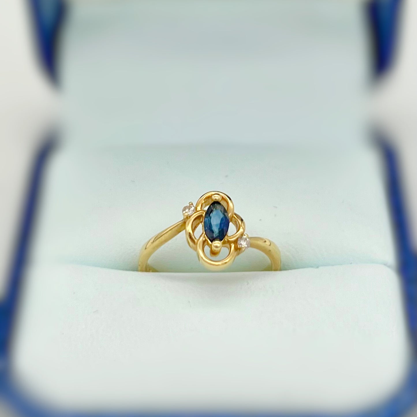 14ct, Sapphire & Diamond