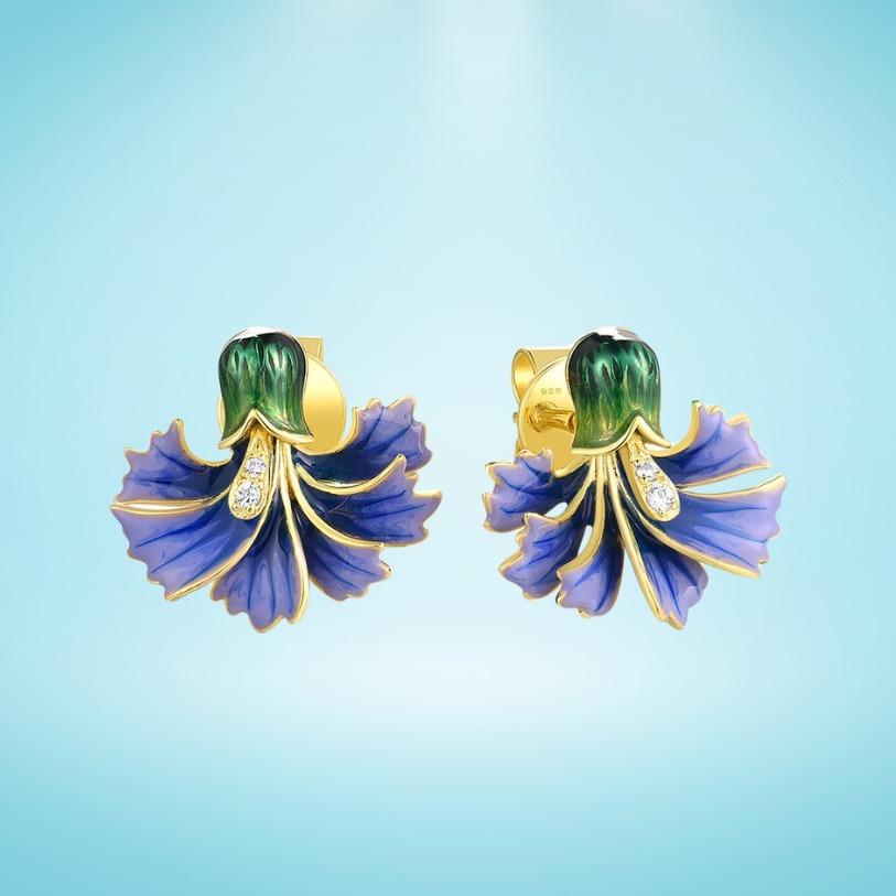 Fioritura della Viola - Earrings