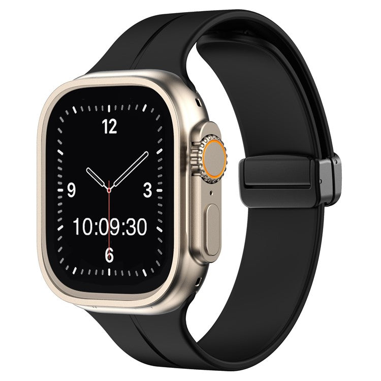 TO FIT: APPLE WATCH® - Plain Magnetic Silicone Strap - Adorn & Adore