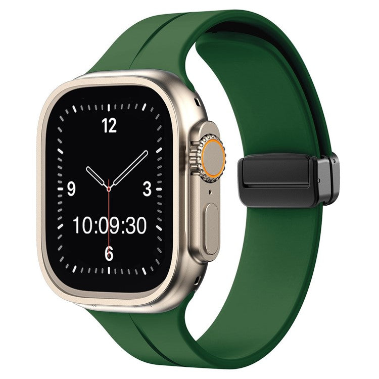 TO FIT: APPLE WATCH® - Plain Magnetic Silicone Strap - Adorn & Adore