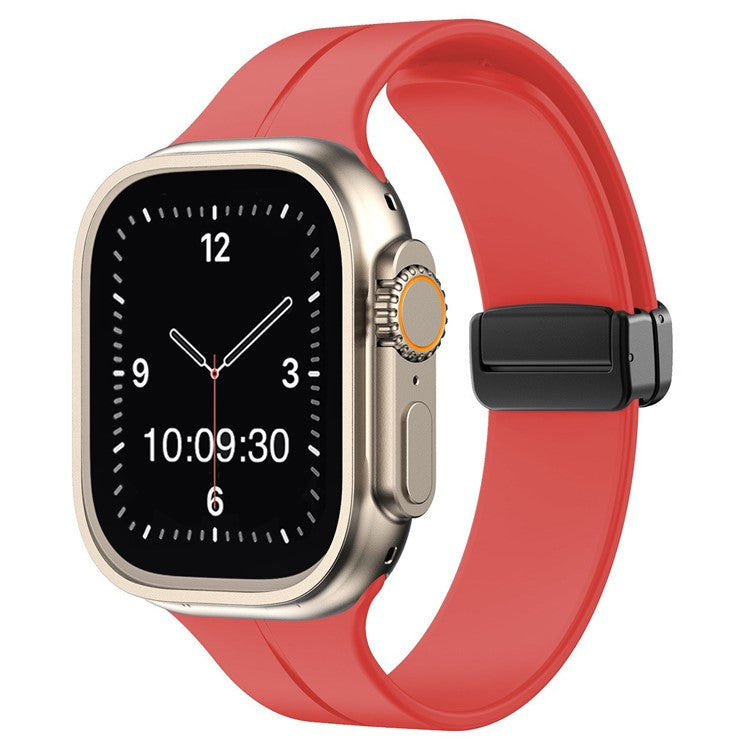 TO FIT: APPLE WATCH® - Plain Magnetic Silicone Strap - Adorn & Adore