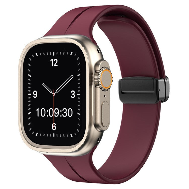 TO FIT: APPLE WATCH® - Plain Magnetic Silicone Strap - Adorn & Adore