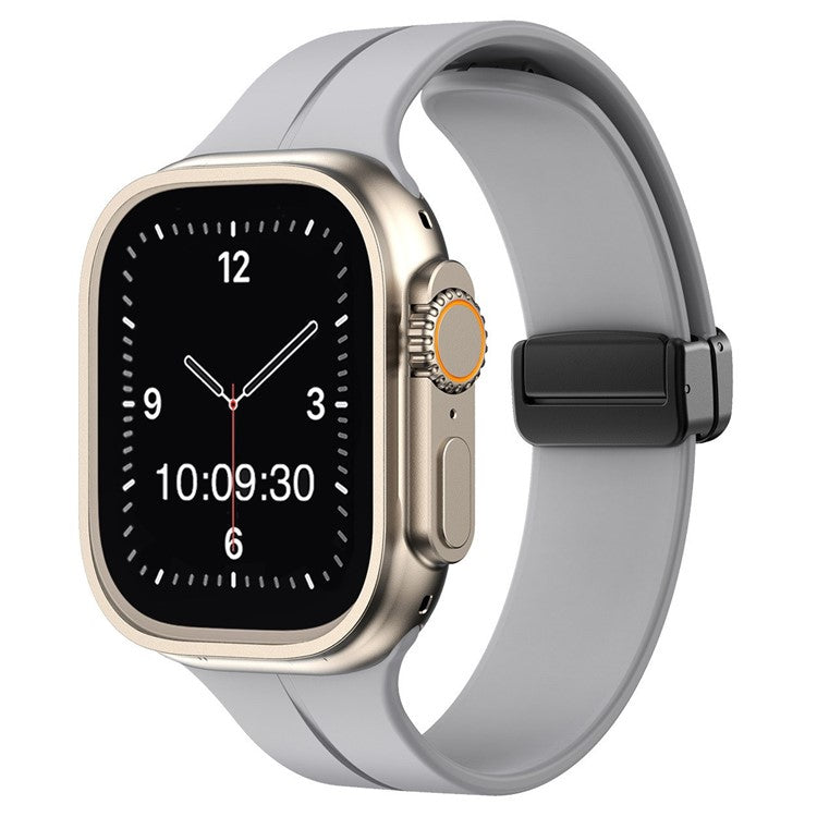 TO FIT: APPLE WATCH® - Plain Magnetic Silicone Strap - Adorn & Adore