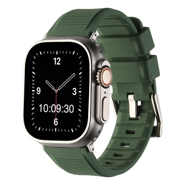 TO FIT: APPLE WATCH® - Heavy Silicone Strap with Buckle - Adorn & Adore