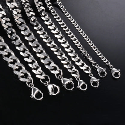 3.6mm-9mm Stainless Steel Curb Chain