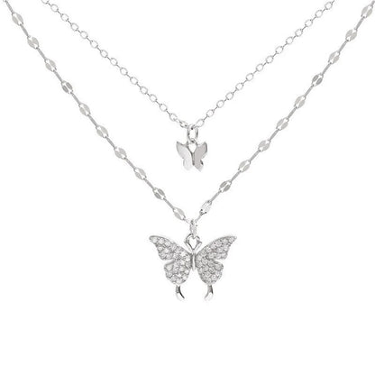 Stainless Steel Butterfly Necklace