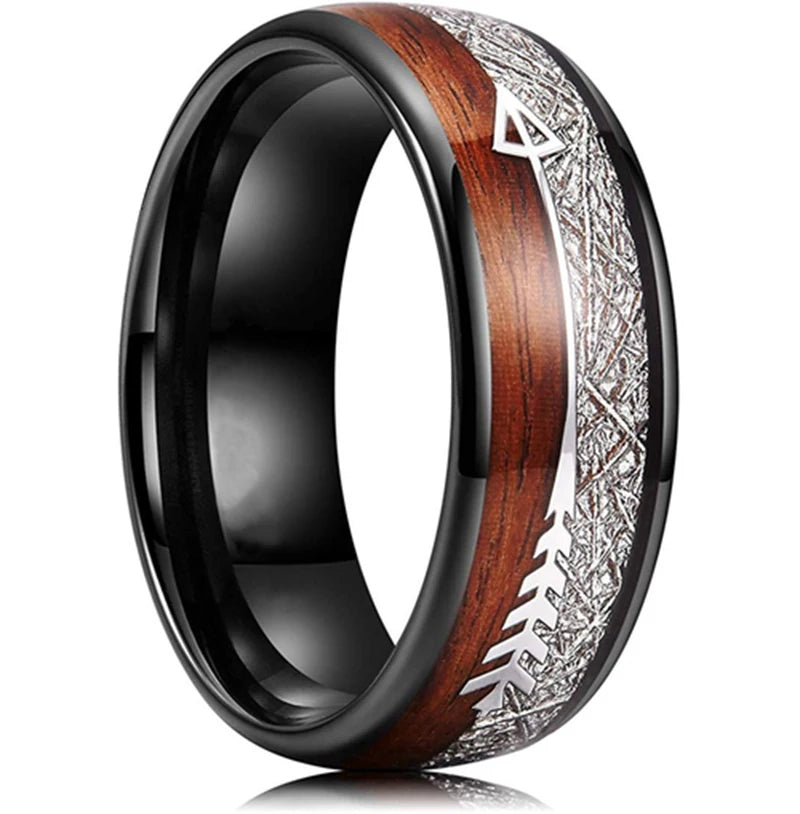 8mm Stainless Inlaid Bands (14 Styles)