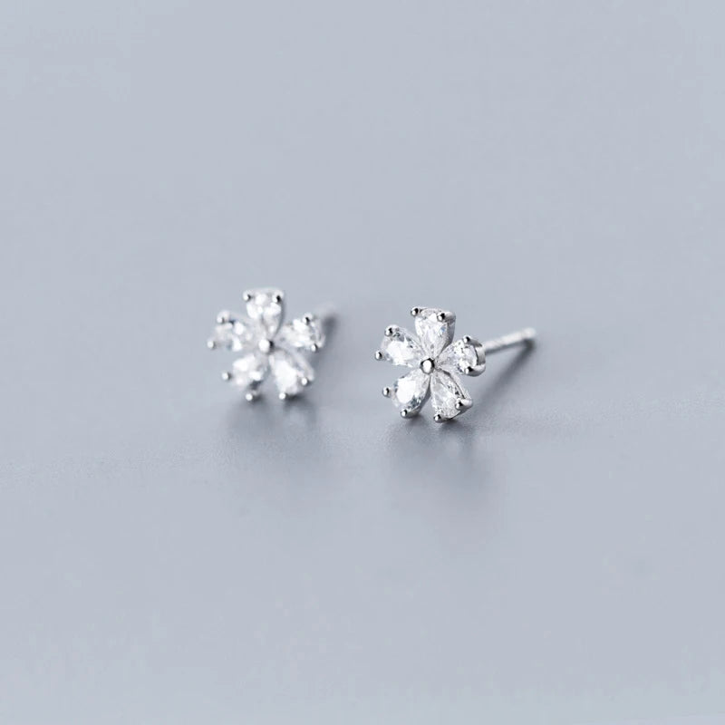 Flora Stud Earrings 925 Sterling Silver