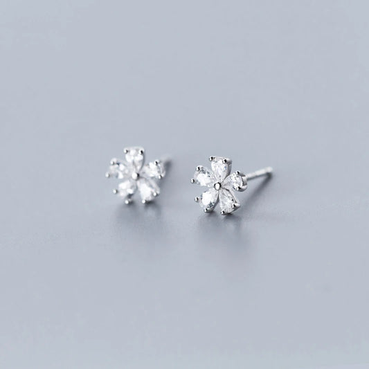 Flora Stud Earrings 925 Sterling Silver