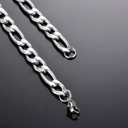 3-7.5mm Figaro Chain Stainless Steel Chain