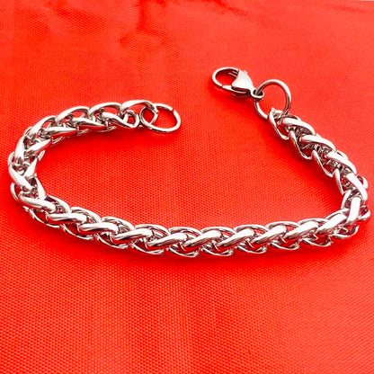 Stainless Steel Braided Bracelets 3-7mm