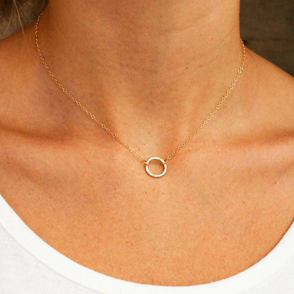 Dainty Stainless Steel Necklace Choker Pendant Necklace