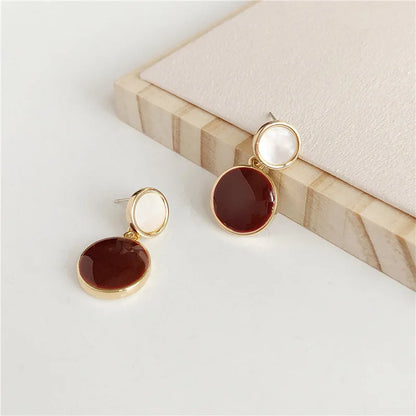 Enamel Drop Earrings (17 Colors)