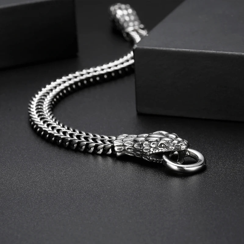 Stainless Steel Snake Bracelet