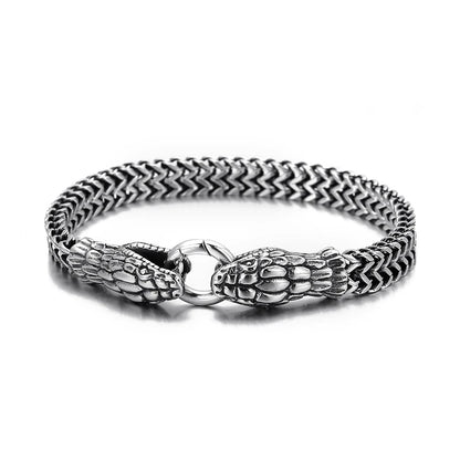 Stainless Steel Snake Bracelet