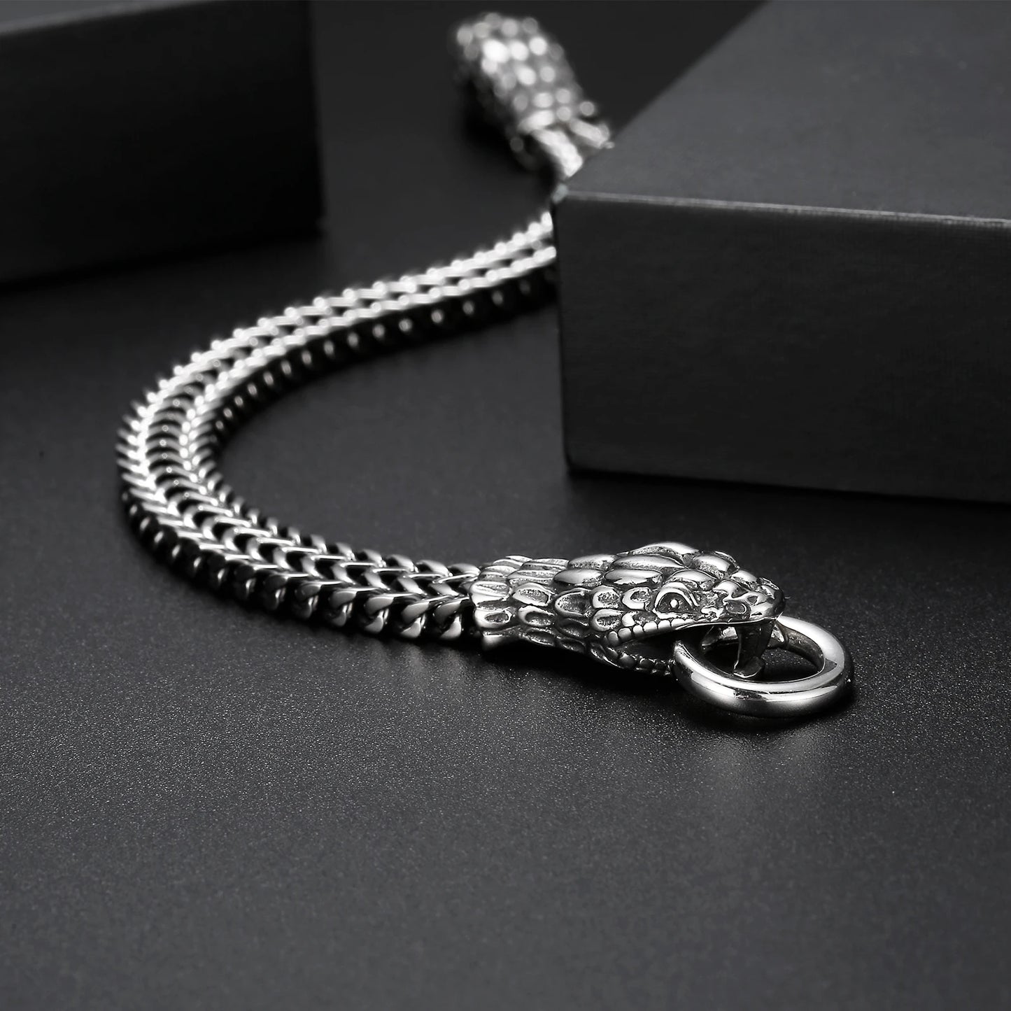 Stainless Steel Snake Bracelet