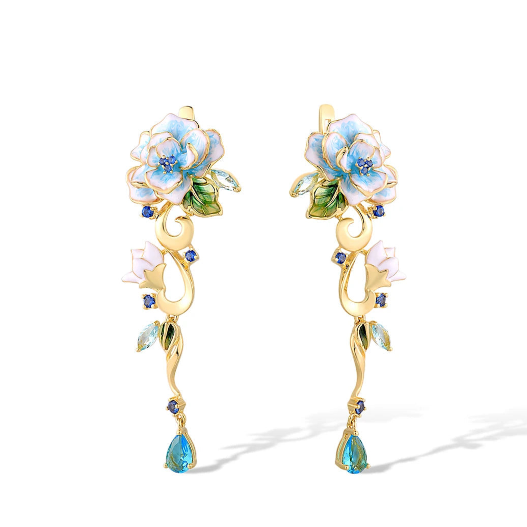 Fiorito Bianco - Earrings