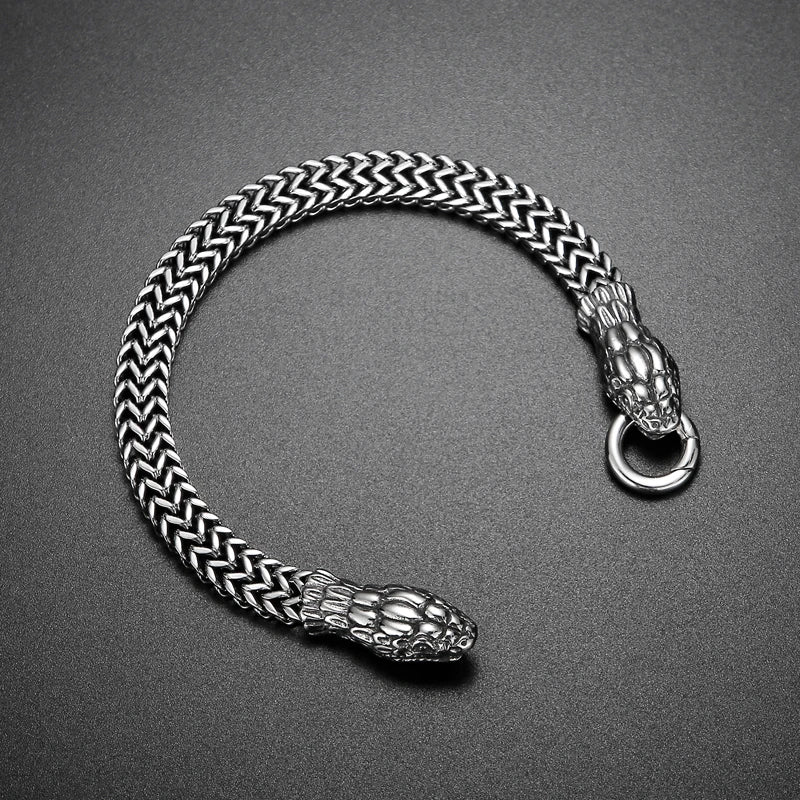 Stainless Steel Snake Bracelet