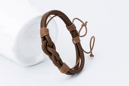 Multi Choice Handmade braided leather twist bracelets