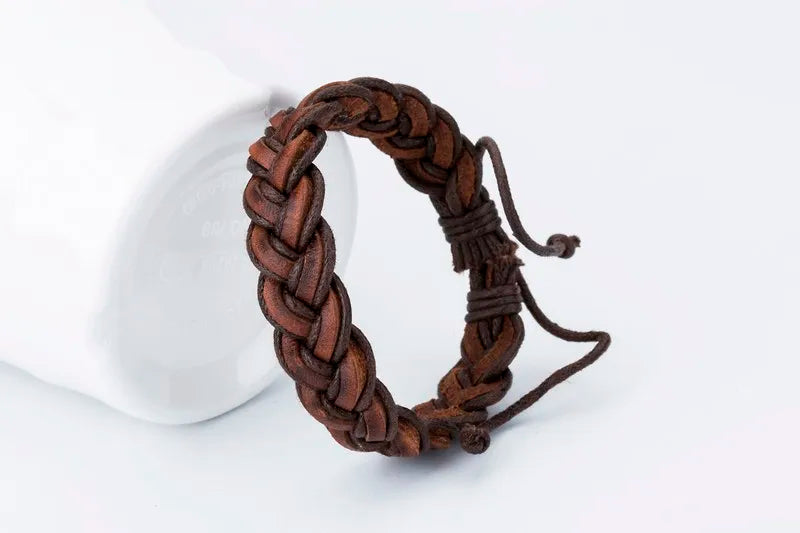 Multi Choice Handmade braided leather twist bracelets