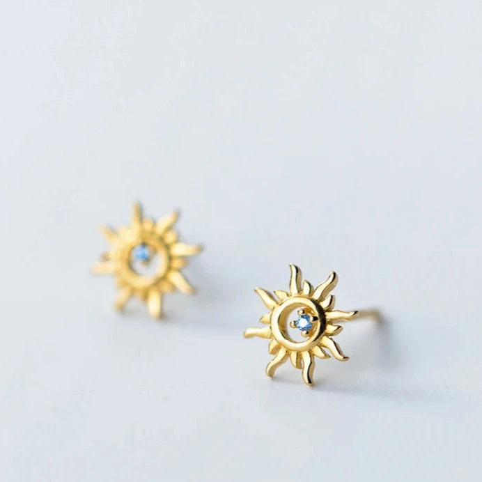 925 Sterling Silver Small Stud Earrings (2 Color)