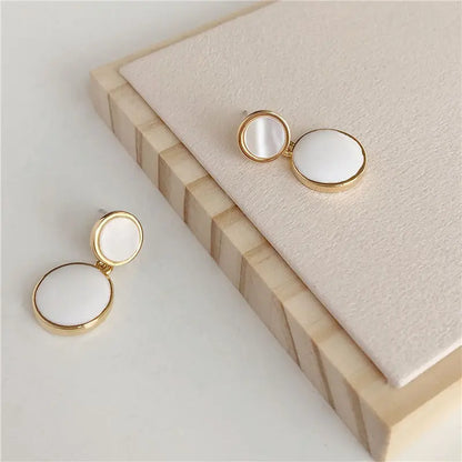 Enamel Drop Earrings (17 Colors)