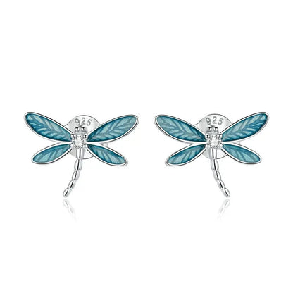 Libellula Blu - Stud Earrings