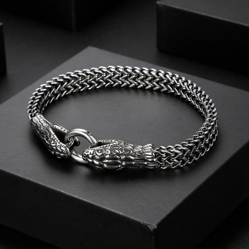 Stainless Steel Snake Bracelet