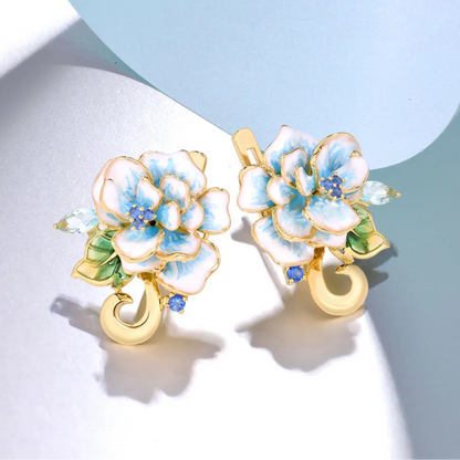 Fiorito Bianco - Earrings