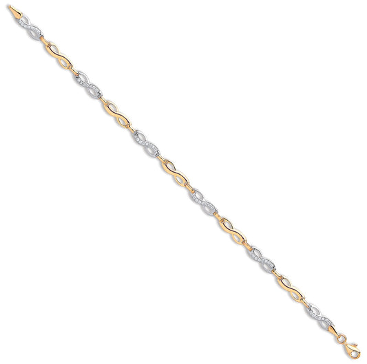 Infinity Cz Ladies Bracelet