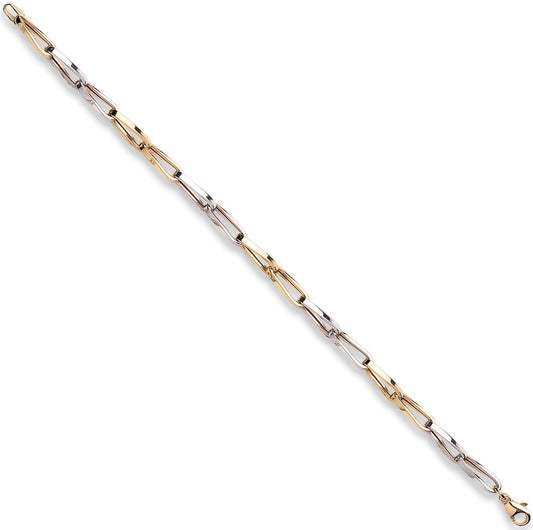 Two Tone Link Bracelet