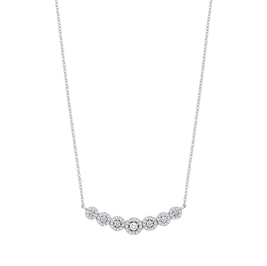 18ct White Gold Necklace 0.50ctw