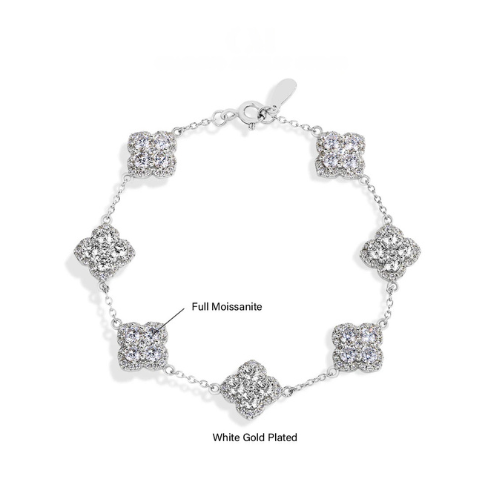 Moissanite Diamond Bracelet DVVS1 925 Sterling Silver