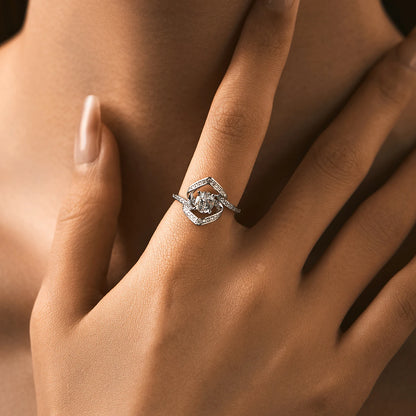 925 Sterling Silver Luxury CZ Ring