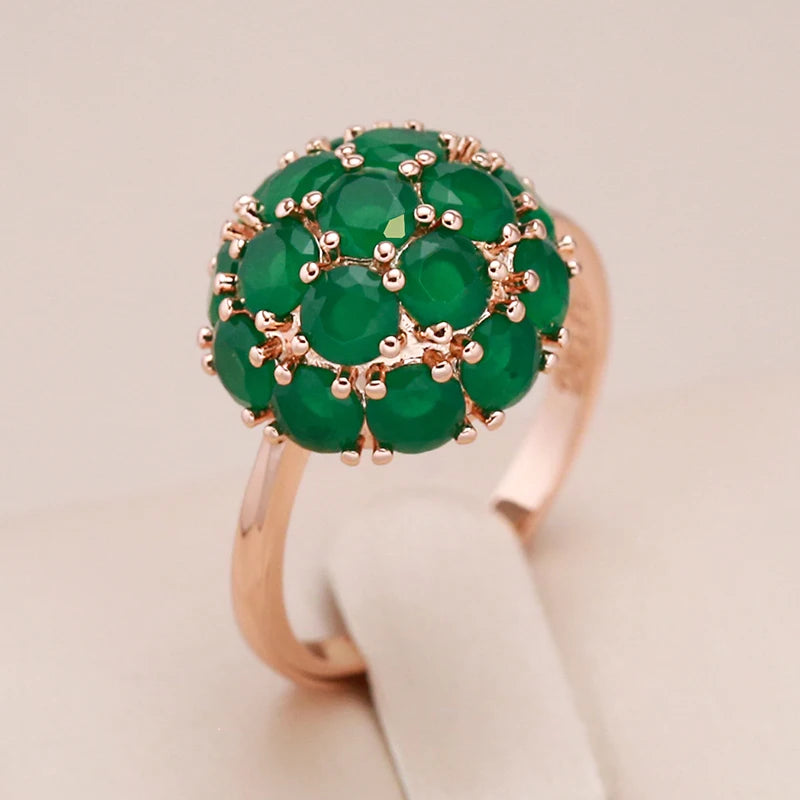 Green Zircon Ring