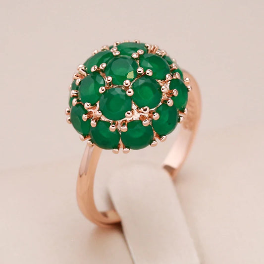 Green Zircon Ring