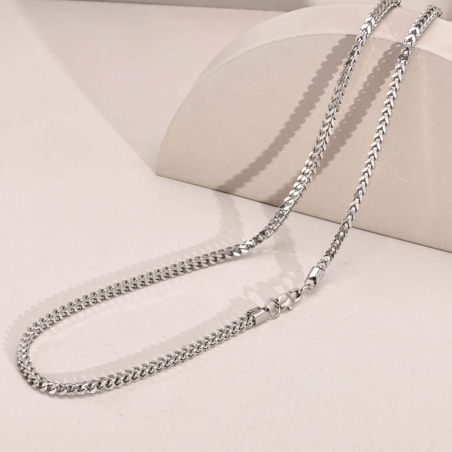 Stainless Steel Franco Chain 3mm