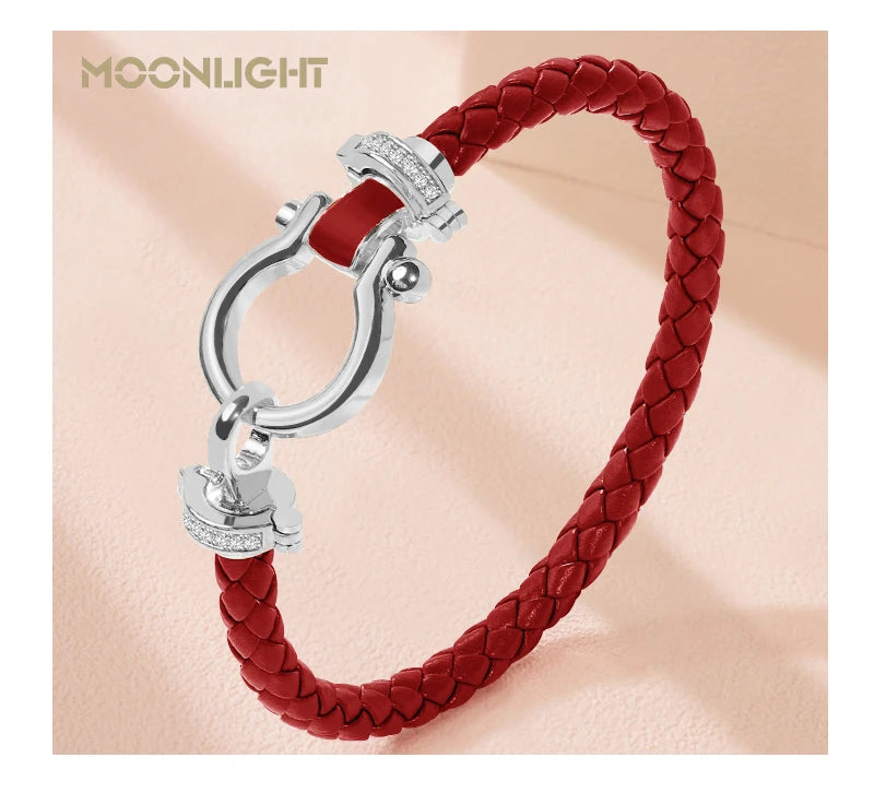 MOONLIGHT Leather Bracelet (Multiple Color Options)