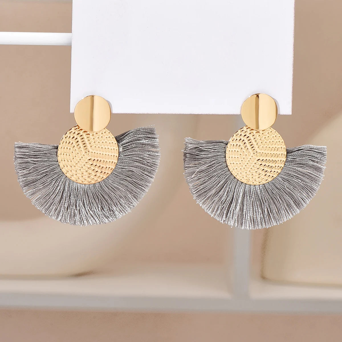 Bohemian Tassel Dangle Fringe Earrings