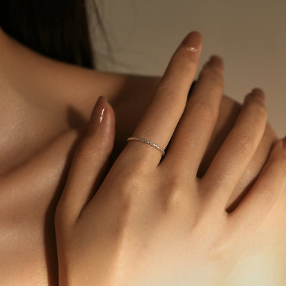 925 Sterling Silver Multi Edge Ring