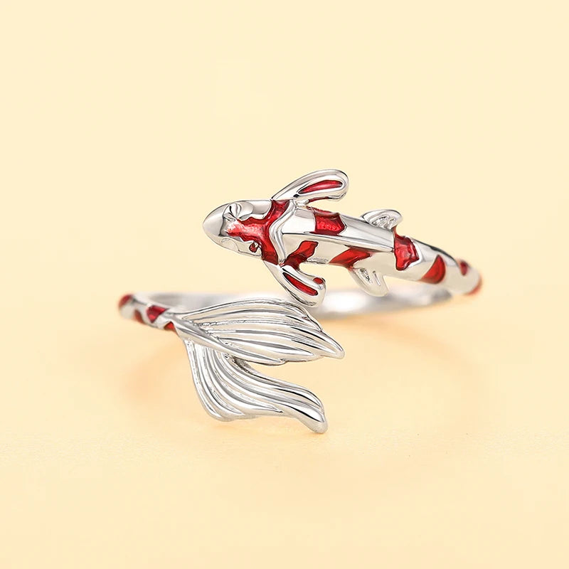 Red Koi Ring